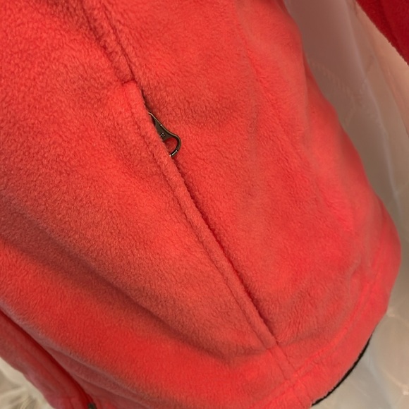 Columbia Pink Full Zip Fleece Jacket Girl Size L - Picture 4 of 7